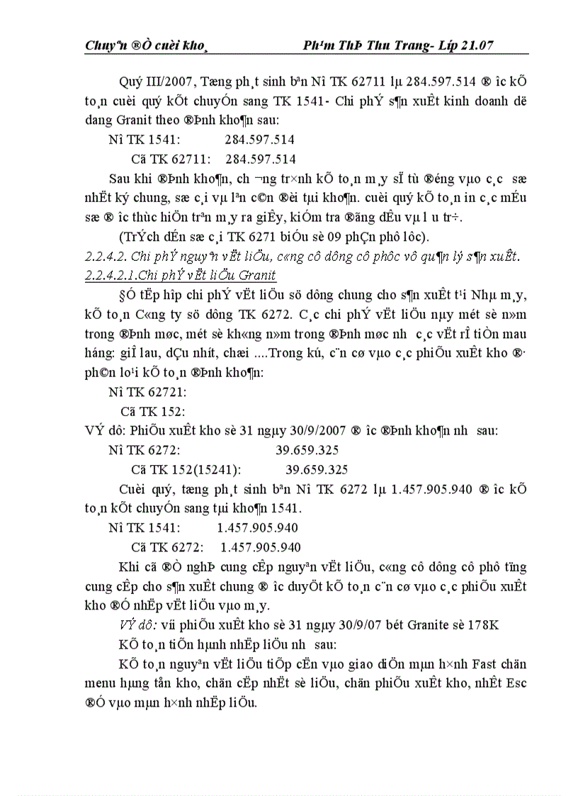 image for page Kế toán chi phí sản xuất và tính giá thành sản phẩm ở Công ty Thạch Bàn 1