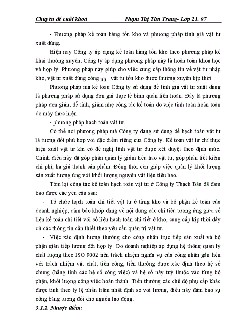 image for page Kế toán chi phí sản xuất và tính giá thành sản phẩm ở Công ty Thạch Bàn 1