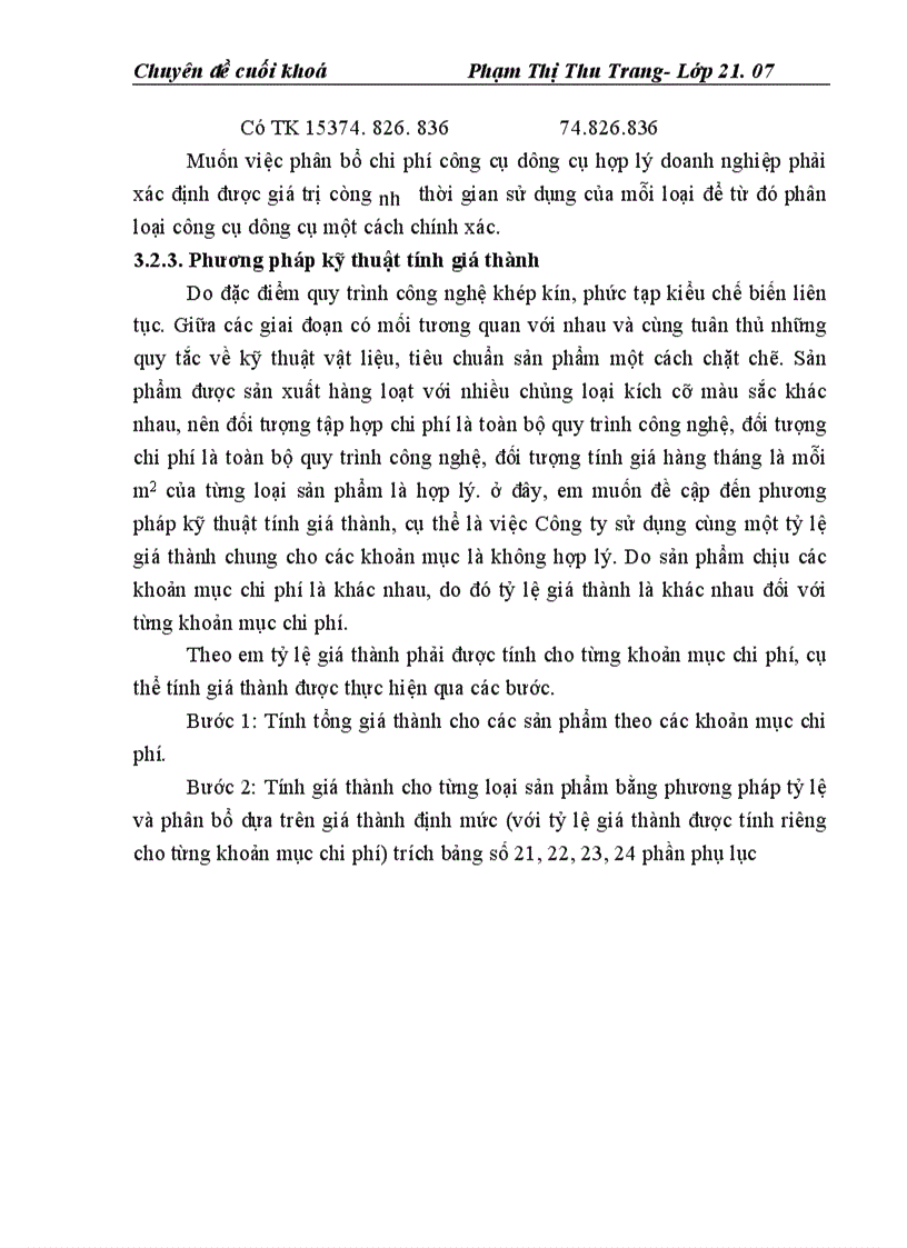 image for page Kế toán chi phí sản xuất và tính giá thành sản phẩm ở Công ty Thạch Bàn 1