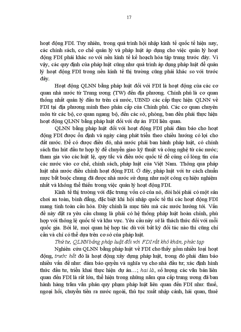 image for page Quản lý nhà nước bằng pháp luật đối với đầu tư trực tiếp nước ngoài trên địa bàn thành phố Hà Nội