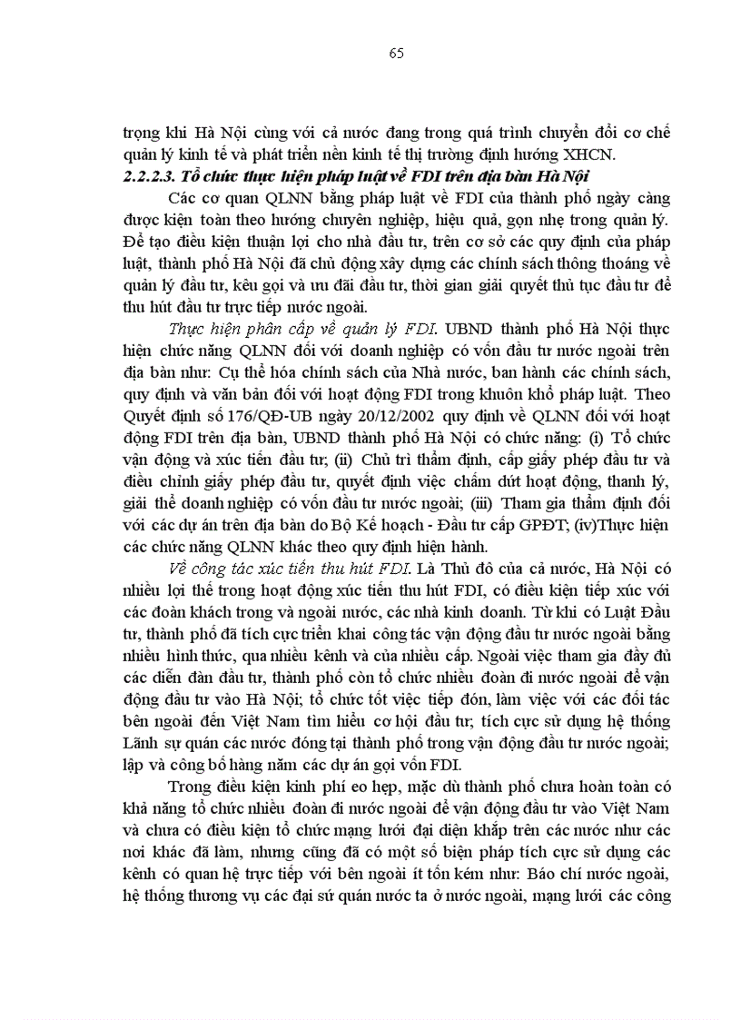 image for page Quản lý nhà nước bằng pháp luật đối với đầu tư trực tiếp nước ngoài trên địa bàn thành phố Hà Nội