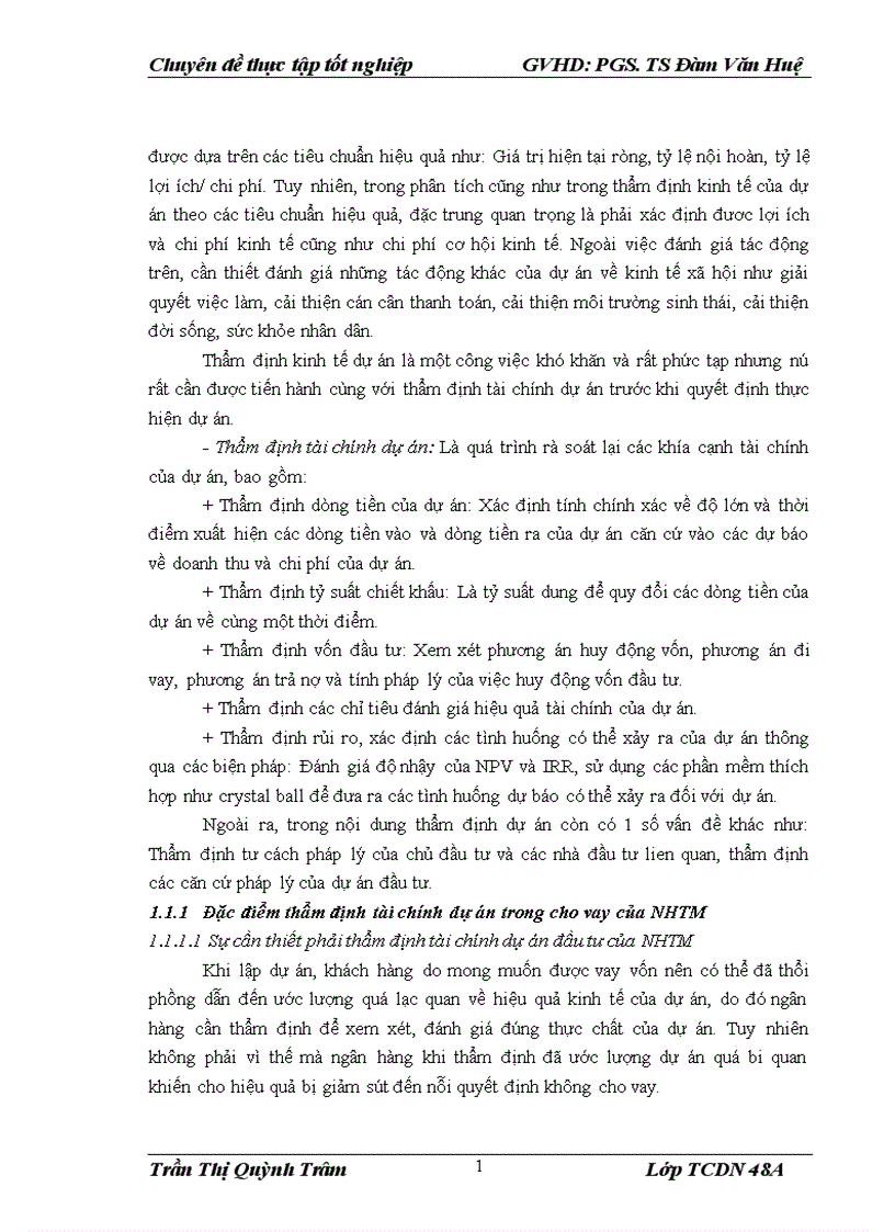 image for page Nâng cao chất lượng thẩm định tài chính dự án trong cho vay tại Ngân hàng TMCP Kỹ thương Việt Nam Chi nhánh Hà Nội