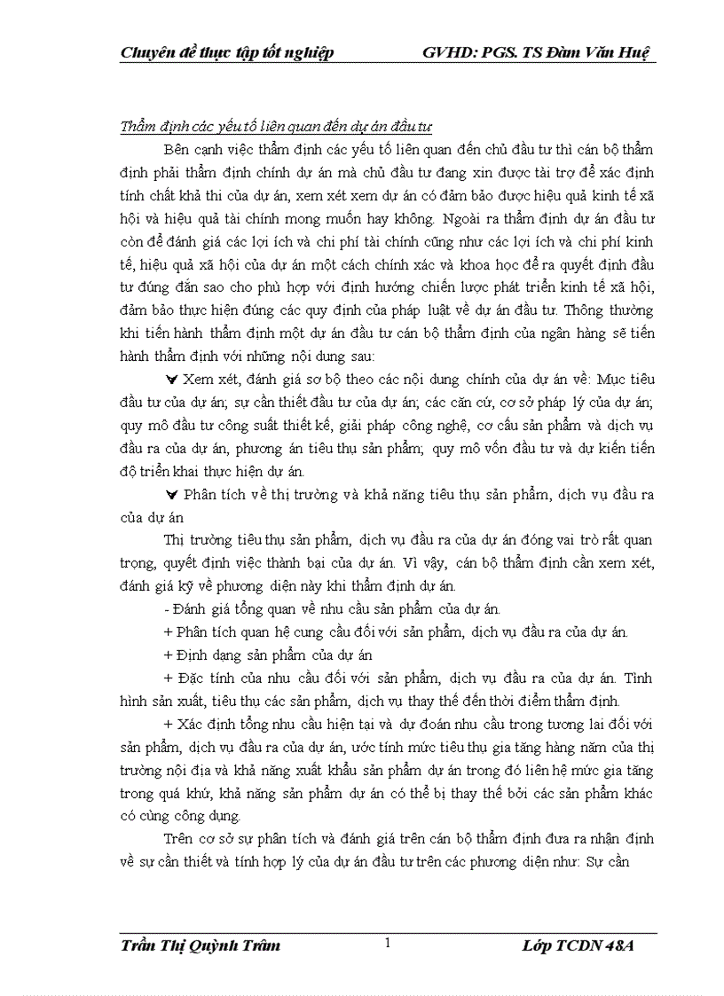 image for page Nâng cao chất lượng thẩm định tài chính dự án trong cho vay tại Ngân hàng TMCP Kỹ thương Việt Nam Chi nhánh Hà Nội