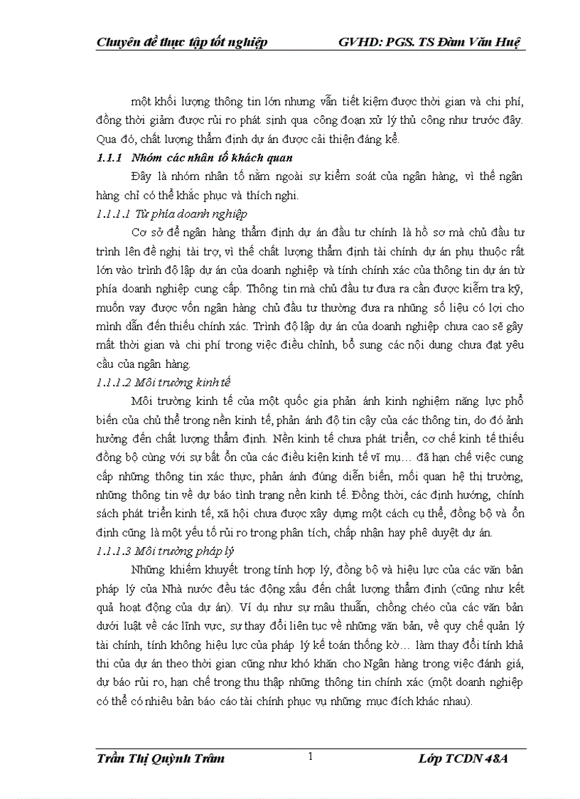 image for page Nâng cao chất lượng thẩm định tài chính dự án trong cho vay tại Ngân hàng TMCP Kỹ thương Việt Nam Chi nhánh Hà Nội