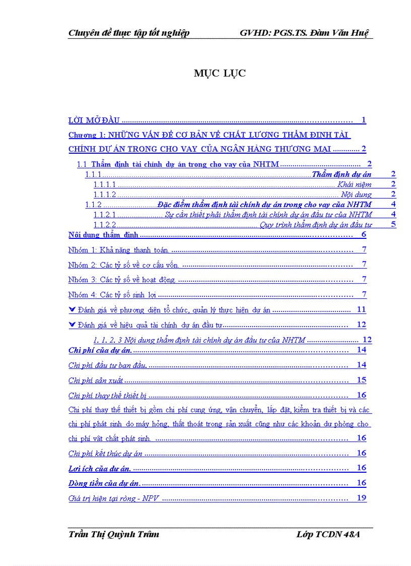 image for page Nâng cao chất lượng thẩm định tài chính dự án trong cho vay tại Ngân hàng TMCP Kỹ thương Việt Nam Chi nhánh Hà Nội