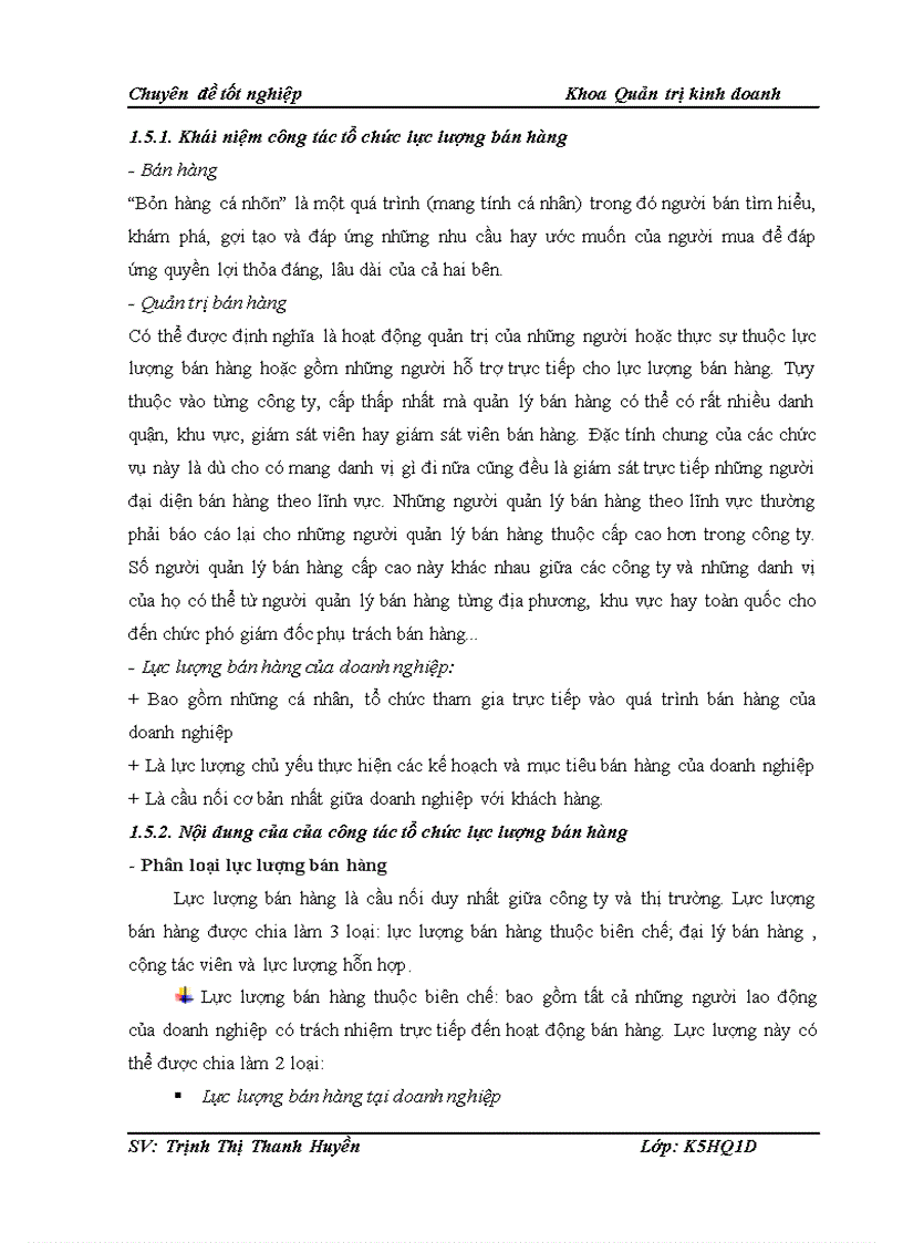 image for page Hoàn thiện công tác tổ chức lực lượng bán hàng tại công ty Cổ phần Thương mại Minh Châu Hưng Yên 1