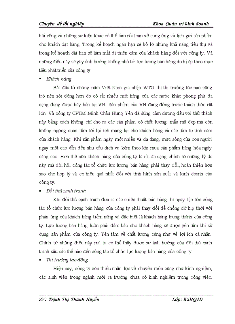image for page Hoàn thiện công tác tổ chức lực lượng bán hàng tại công ty Cổ phần Thương mại Minh Châu Hưng Yên 1
