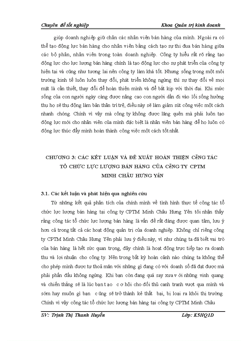 image for page Hoàn thiện công tác tổ chức lực lượng bán hàng tại công ty Cổ phần Thương mại Minh Châu Hưng Yên 1