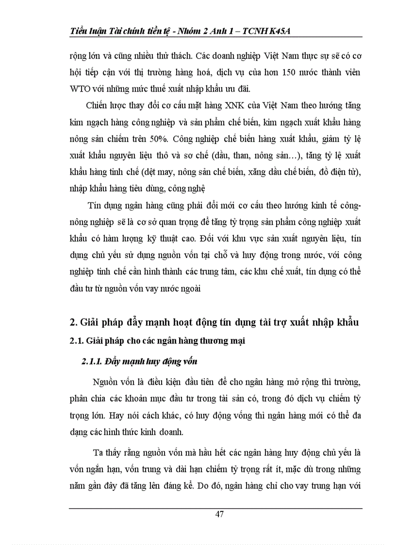 image for page Giải pháp đẩy mạnh hoạt động tín dụng xuất nhập khẩu tại việt nam 1