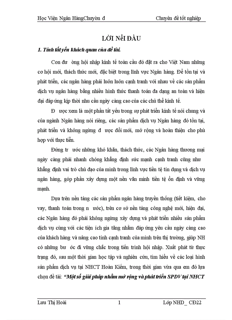 image for page Một số giải pháp nhằm mở rộng và phát triển SPDV tại NHCT Hoàn Kiếm