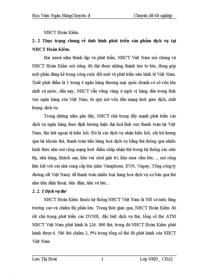image for page Một số giải pháp nhằm mở rộng và phát triển SPDV tại NHCT Hoàn Kiếm