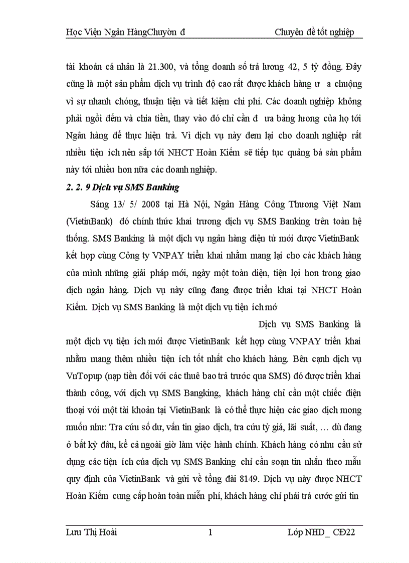 image for page Một số giải pháp nhằm mở rộng và phát triển SPDV tại NHCT Hoàn Kiếm