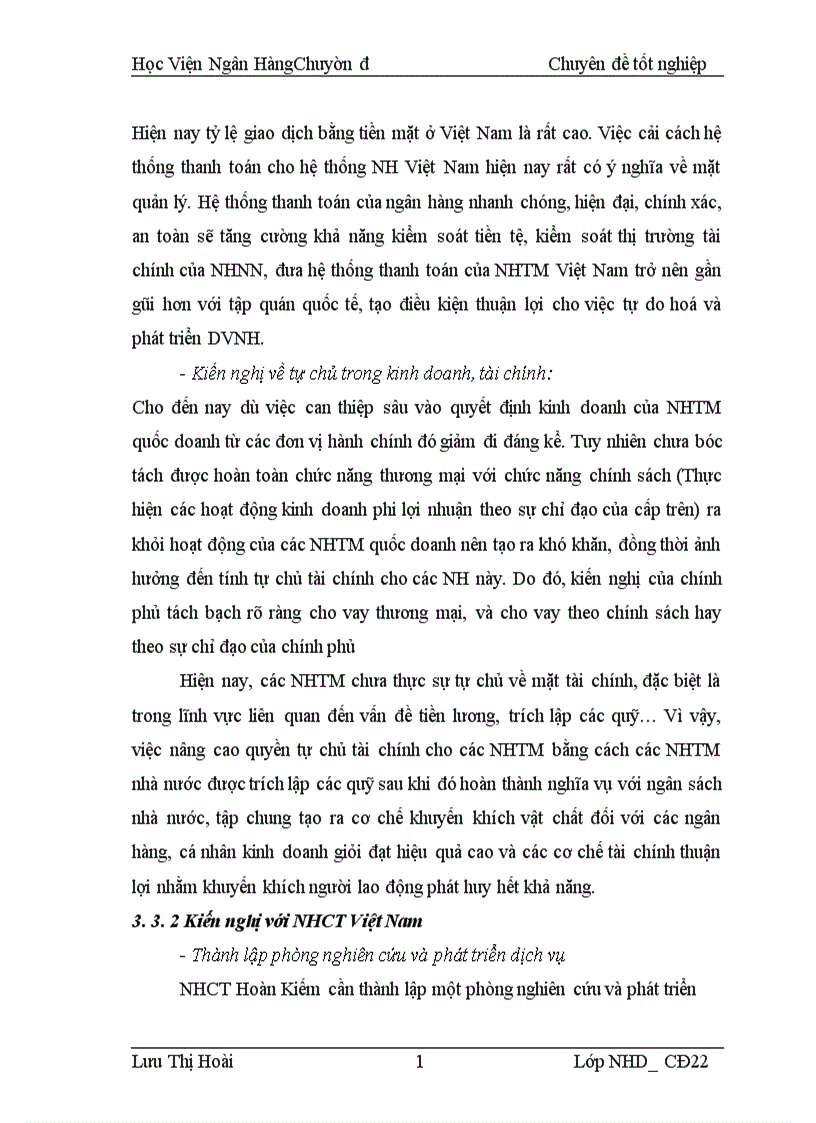 image for page Một số giải pháp nhằm mở rộng và phát triển SPDV tại NHCT Hoàn Kiếm