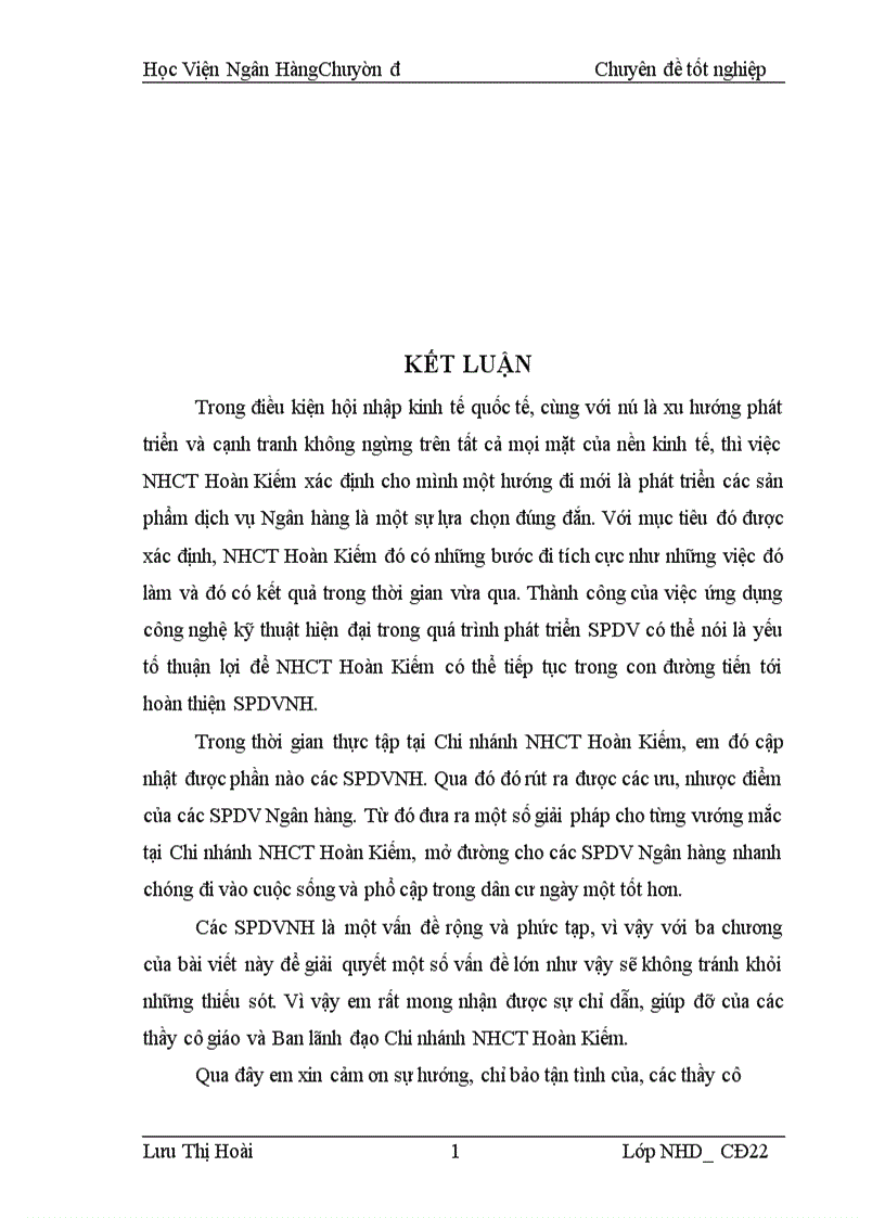 image for page Một số giải pháp nhằm mở rộng và phát triển SPDV tại NHCT Hoàn Kiếm