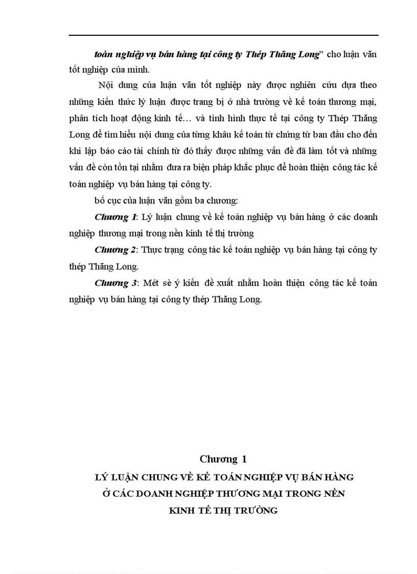 image for page Hoàn thiện công tác kế toán nghiệp vụ bán hàng tại công ty Thép Thăng Long 1