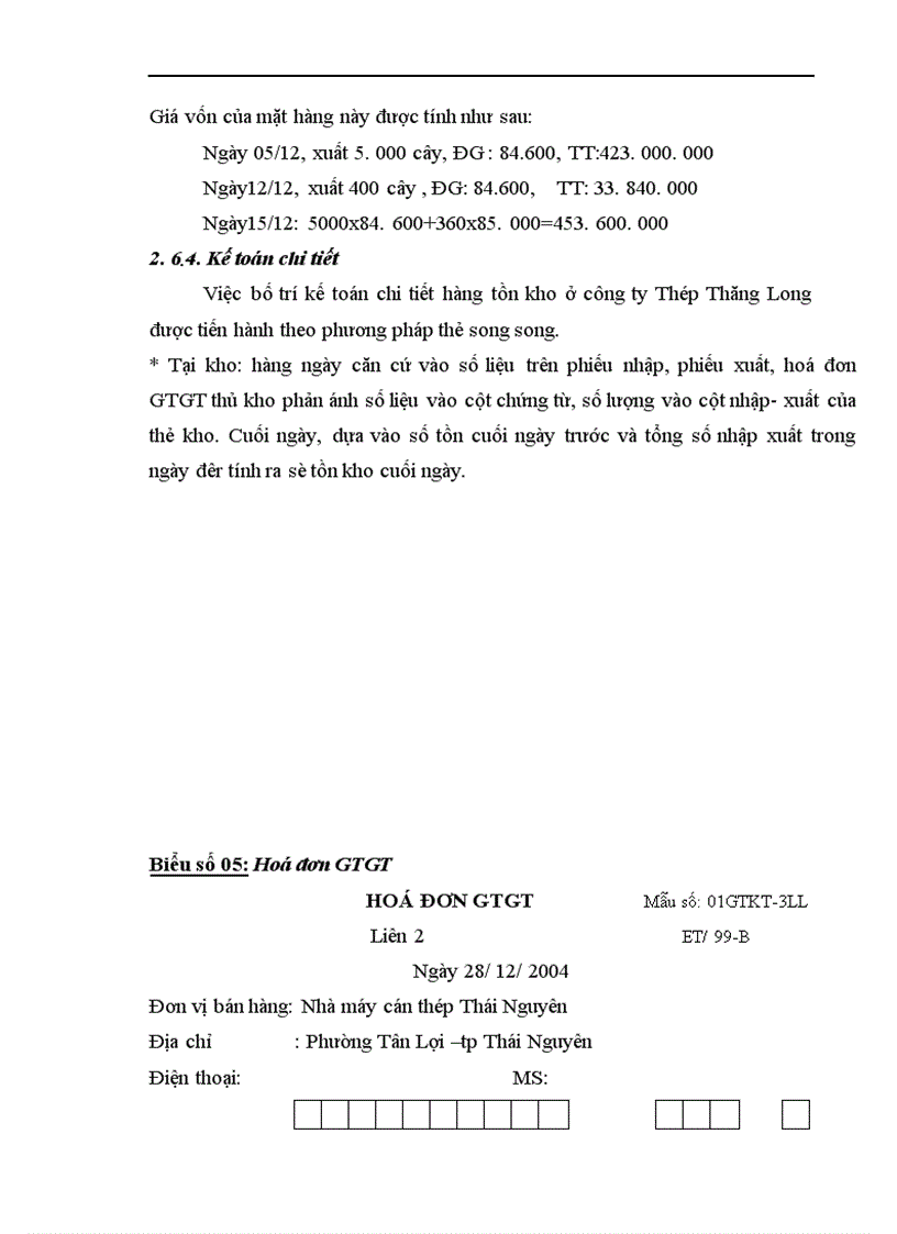 image for page Hoàn thiện công tác kế toán nghiệp vụ bán hàng tại công ty Thép Thăng Long 1