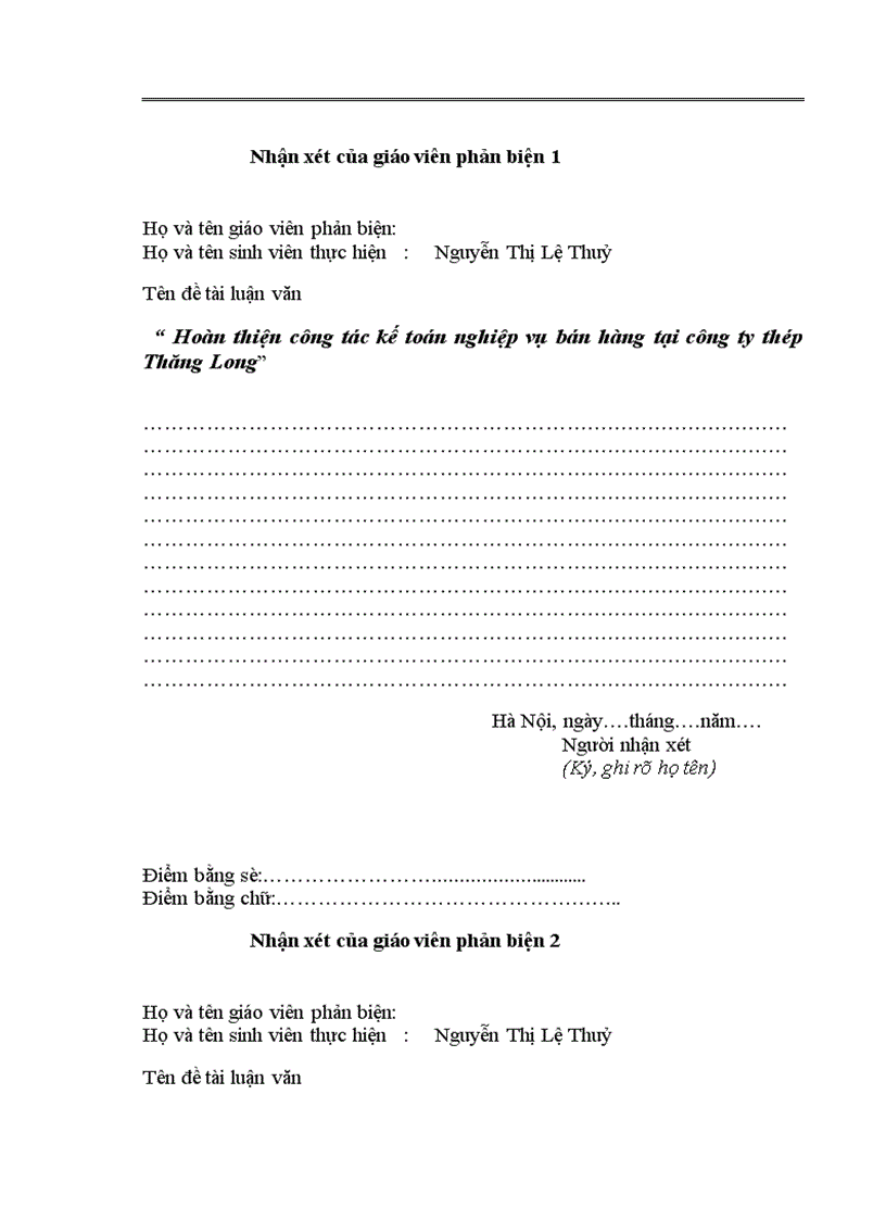 image for page Hoàn thiện công tác kế toán nghiệp vụ bán hàng tại công ty Thép Thăng Long 1