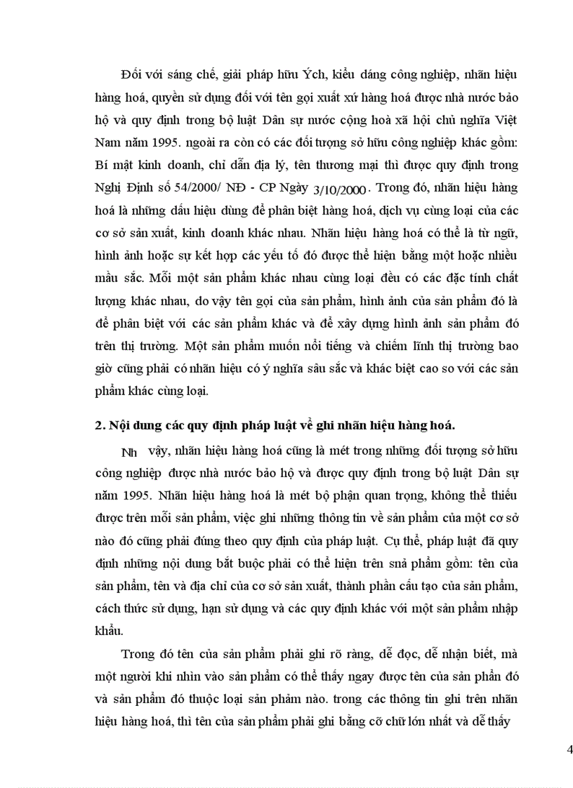 image for page Chế độ pháp lý về bảo hộ nhãn hiệu hàng hoá và thực tế áp dụng tại Việt Nam