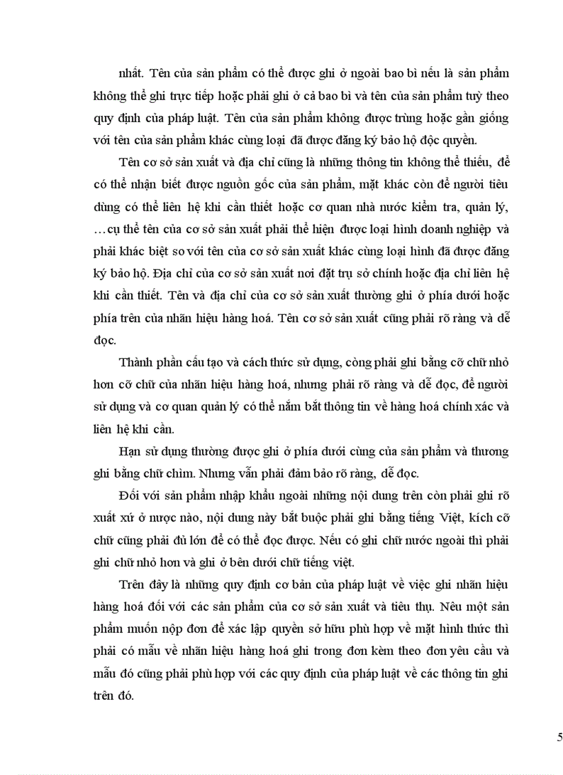 image for page Chế độ pháp lý về bảo hộ nhãn hiệu hàng hoá và thực tế áp dụng tại Việt Nam