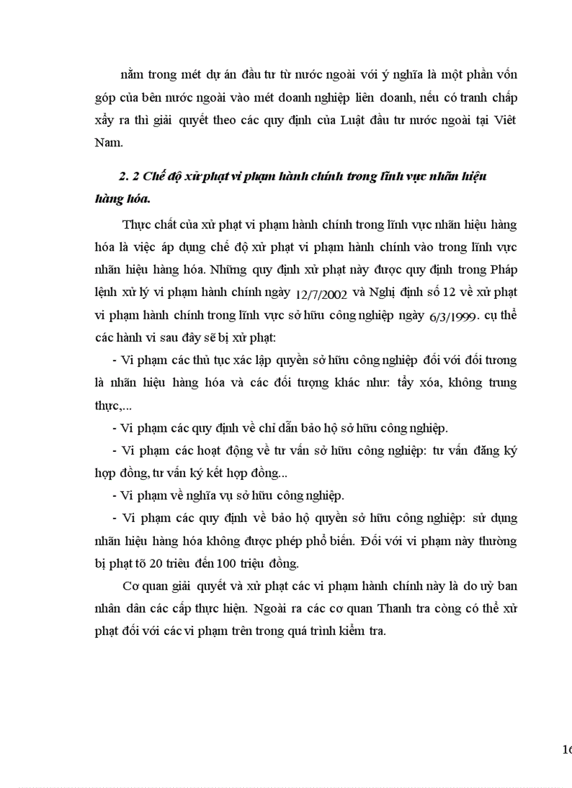 image for page Chế độ pháp lý về bảo hộ nhãn hiệu hàng hoá và thực tế áp dụng tại Việt Nam