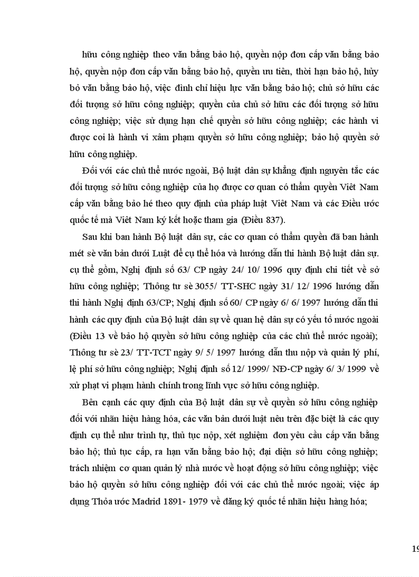 image for page Chế độ pháp lý về bảo hộ nhãn hiệu hàng hoá và thực tế áp dụng tại Việt Nam