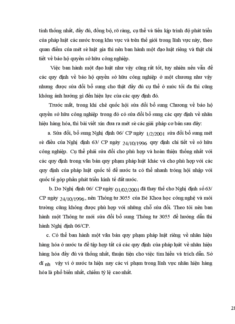 image for page Chế độ pháp lý về bảo hộ nhãn hiệu hàng hoá và thực tế áp dụng tại Việt Nam