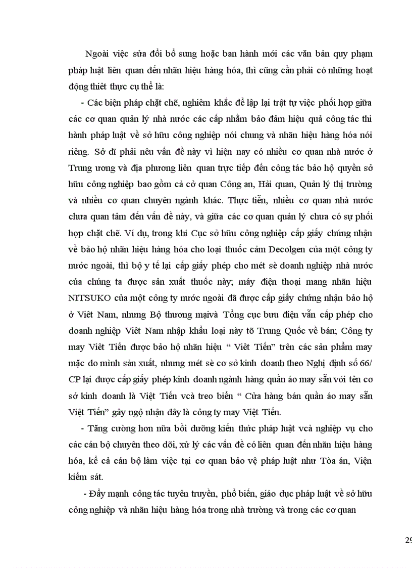 image for page Chế độ pháp lý về bảo hộ nhãn hiệu hàng hoá và thực tế áp dụng tại Việt Nam