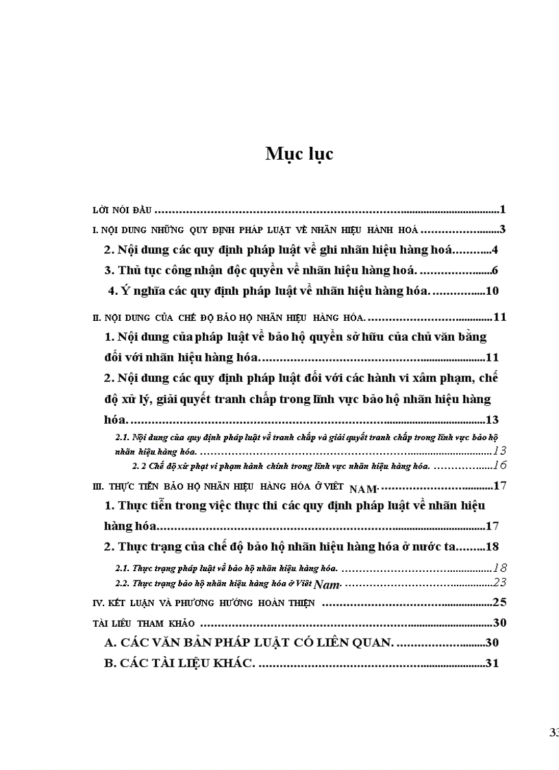 image for page Chế độ pháp lý về bảo hộ nhãn hiệu hàng hoá và thực tế áp dụng tại Việt Nam