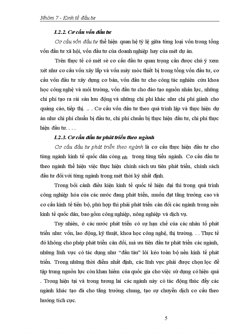 image for page Cơ cấu đầu tư cơ cấu đầu tư hợp lý Vai trò cơ cấu đầu tư đối với chuyển dịch cơ cấu kinh tế 1