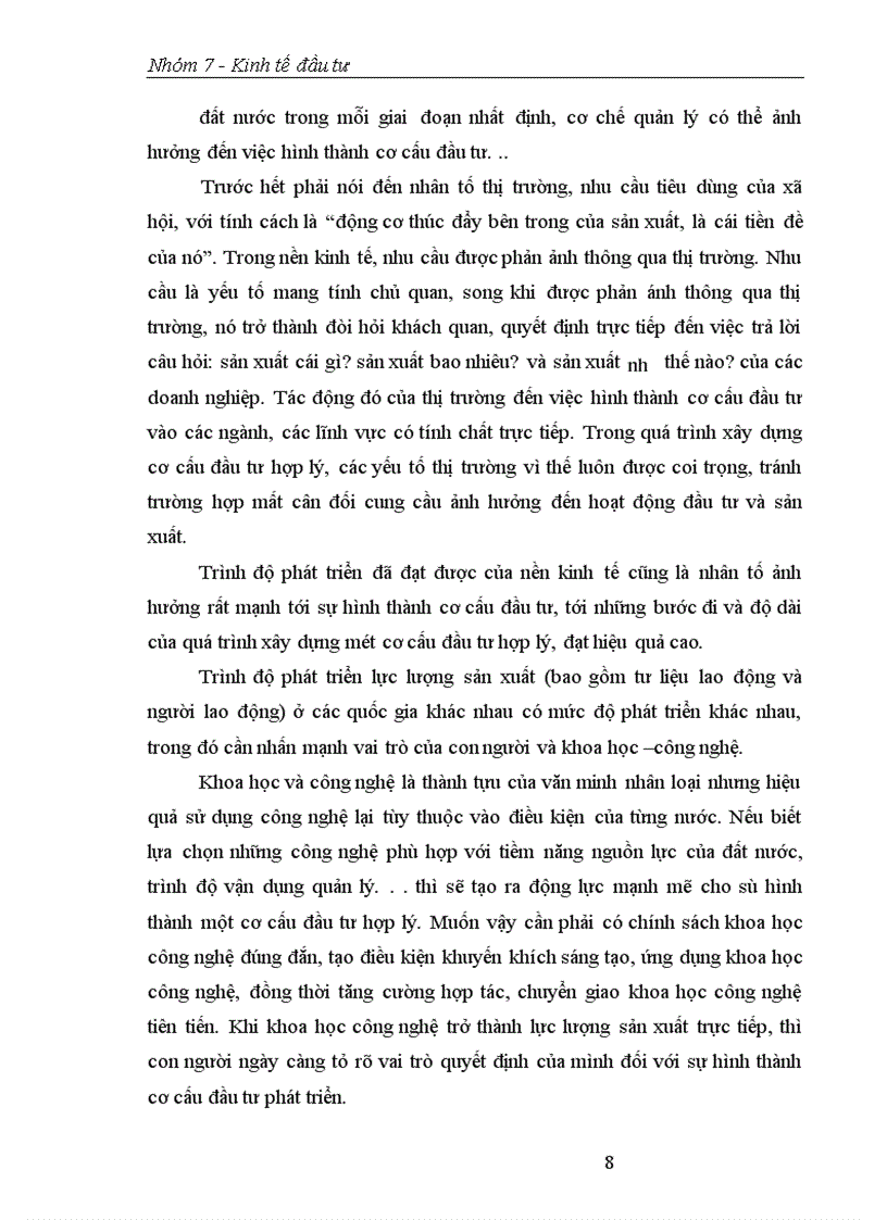 image for page Cơ cấu đầu tư cơ cấu đầu tư hợp lý Vai trò cơ cấu đầu tư đối với chuyển dịch cơ cấu kinh tế 1