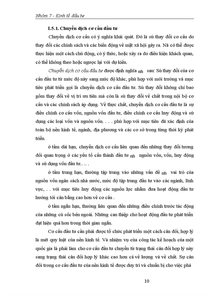 image for page Cơ cấu đầu tư cơ cấu đầu tư hợp lý Vai trò cơ cấu đầu tư đối với chuyển dịch cơ cấu kinh tế 1
