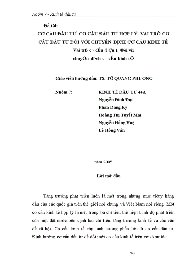 image for page Cơ cấu đầu tư cơ cấu đầu tư hợp lý Vai trò cơ cấu đầu tư đối với chuyển dịch cơ cấu kinh tế 1