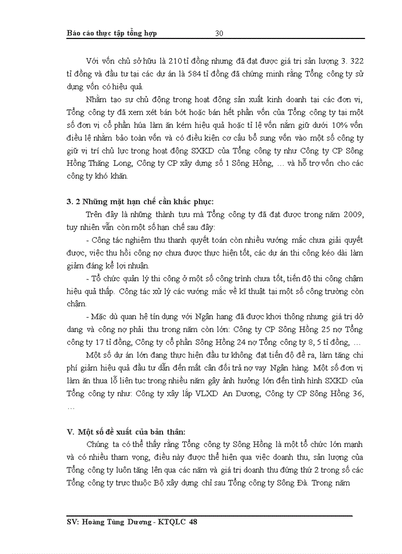 image for page Báo cáo thực tập tổng hợp tại Tổng công ty Sông Hồng