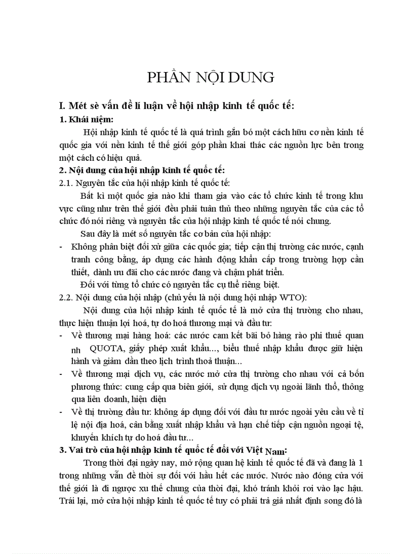 Hội nhập kinh tế quốc tế và những thách thức đối với Việt Nam 1