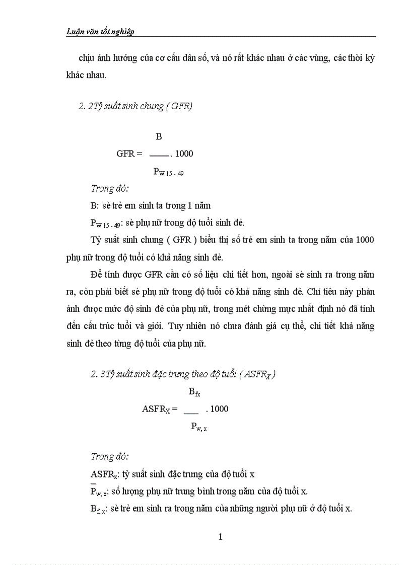 image for page Phân tích tình hình sinh đẻ và những biện pháp chủ yếu nhằm ổn định mức sinh ở huyện Thạch Thành trong những năm qua 1