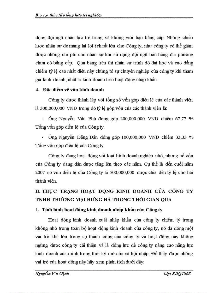 image for page Hoạt động kinh doanh của công ty tnhh thương mại Hưng Hà 1