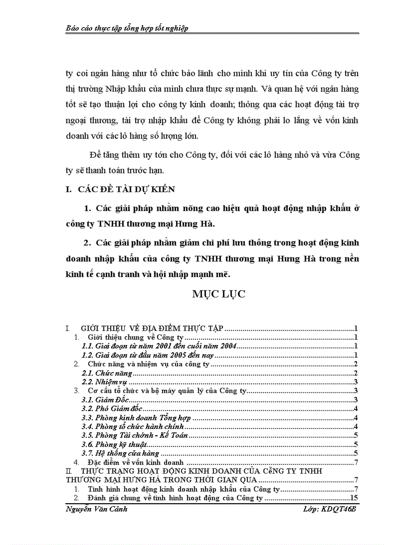 image for page Hoạt động kinh doanh của công ty tnhh thương mại Hưng Hà 1