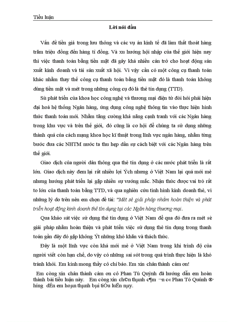 image for page Một số giải pháp nhằm hoàn thiện và phát triển hoạt động kinh doanh thẻ tín dụng tại các Ngân hàng thương mại