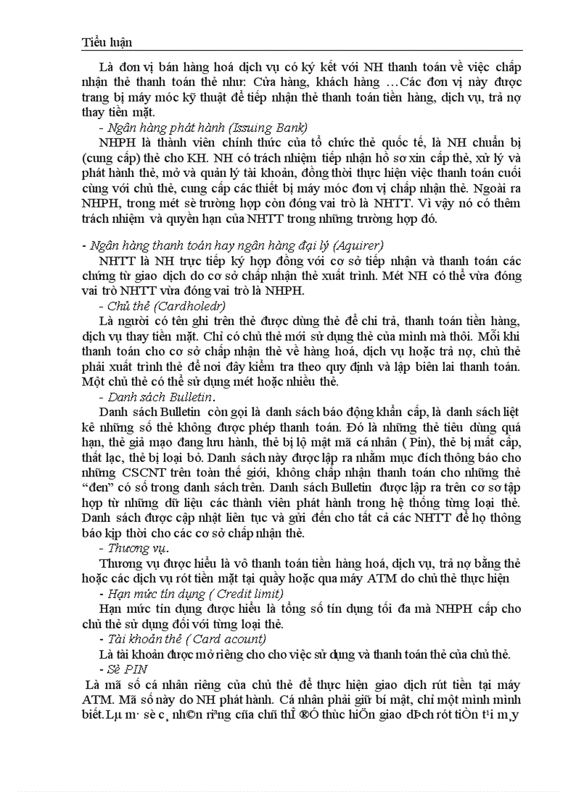image for page Một số giải pháp nhằm hoàn thiện và phát triển hoạt động kinh doanh thẻ tín dụng tại các Ngân hàng thương mại