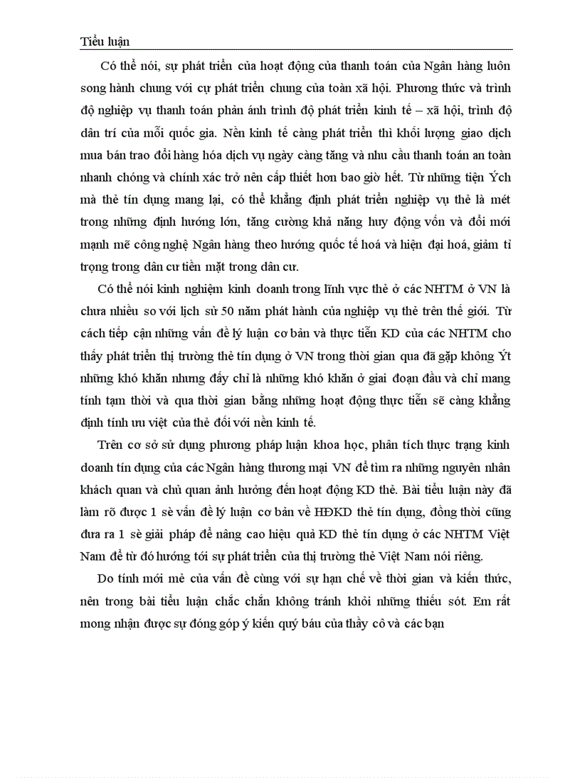 image for page Một số giải pháp nhằm hoàn thiện và phát triển hoạt động kinh doanh thẻ tín dụng tại các Ngân hàng thương mại