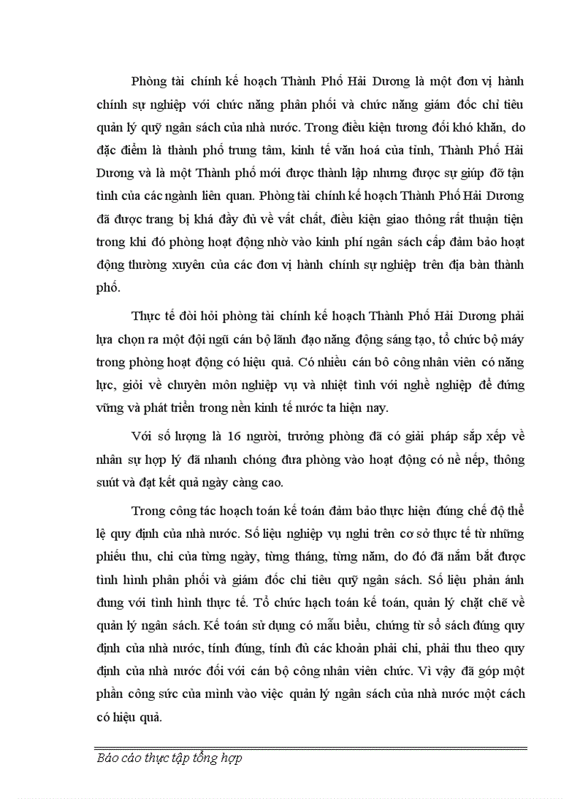 image for page Đặc điểm cấu trúc và kết quả hoạt động của phòng Tài chính kế hoạch Thành phố Hải Dương
