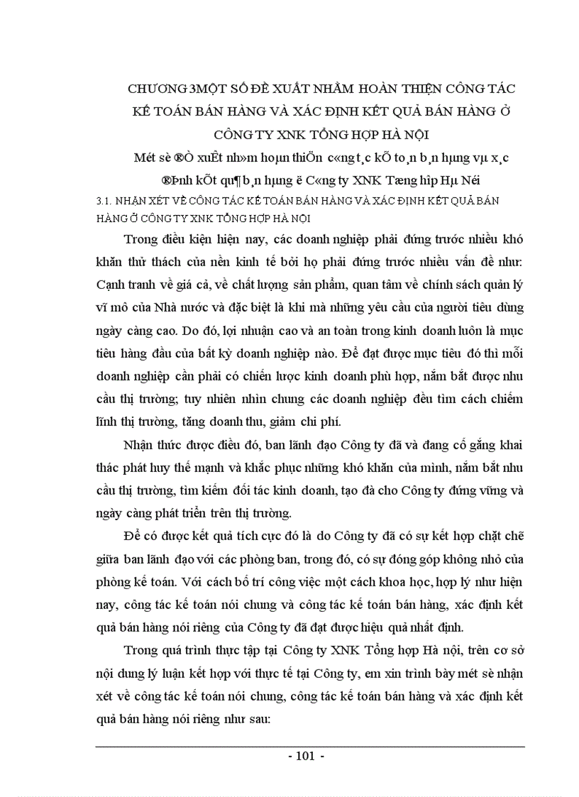 image for page Tổ chức công tác kế toán doanh thu bán hàng và xác định kết quả bán hàng ở Công ty XNK Tổng hợp Hà Nội