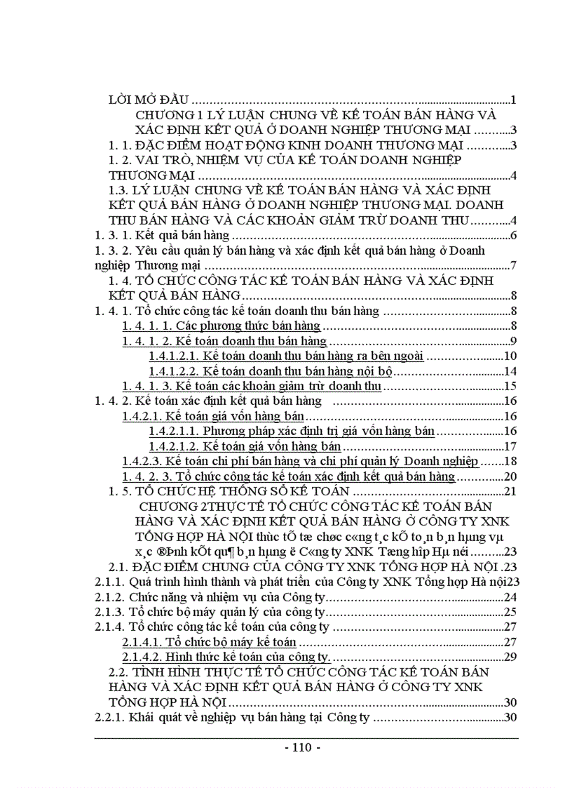image for page Tổ chức công tác kế toán doanh thu bán hàng và xác định kết quả bán hàng ở Công ty XNK Tổng hợp Hà Nội