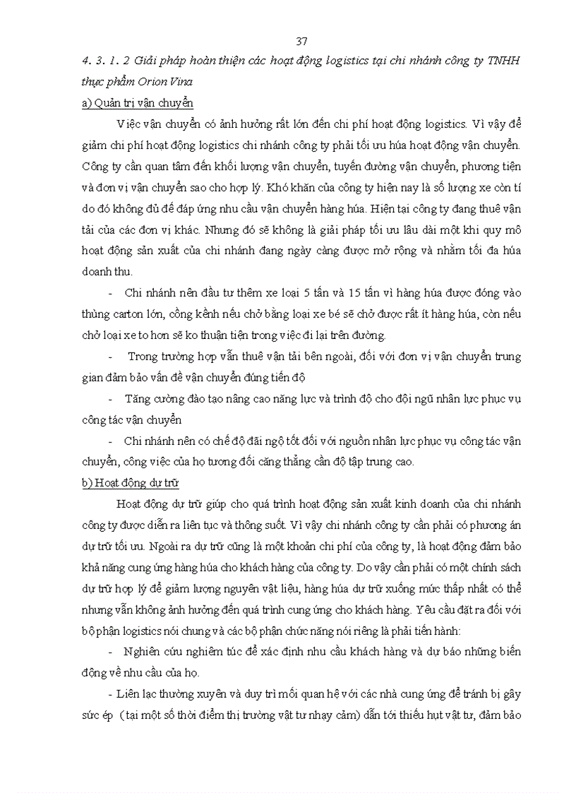 image for page Tăng cường hiệu lực quản trị logistics tại chi nhánh công ty TNHH thực phẩm Orion Vina 1