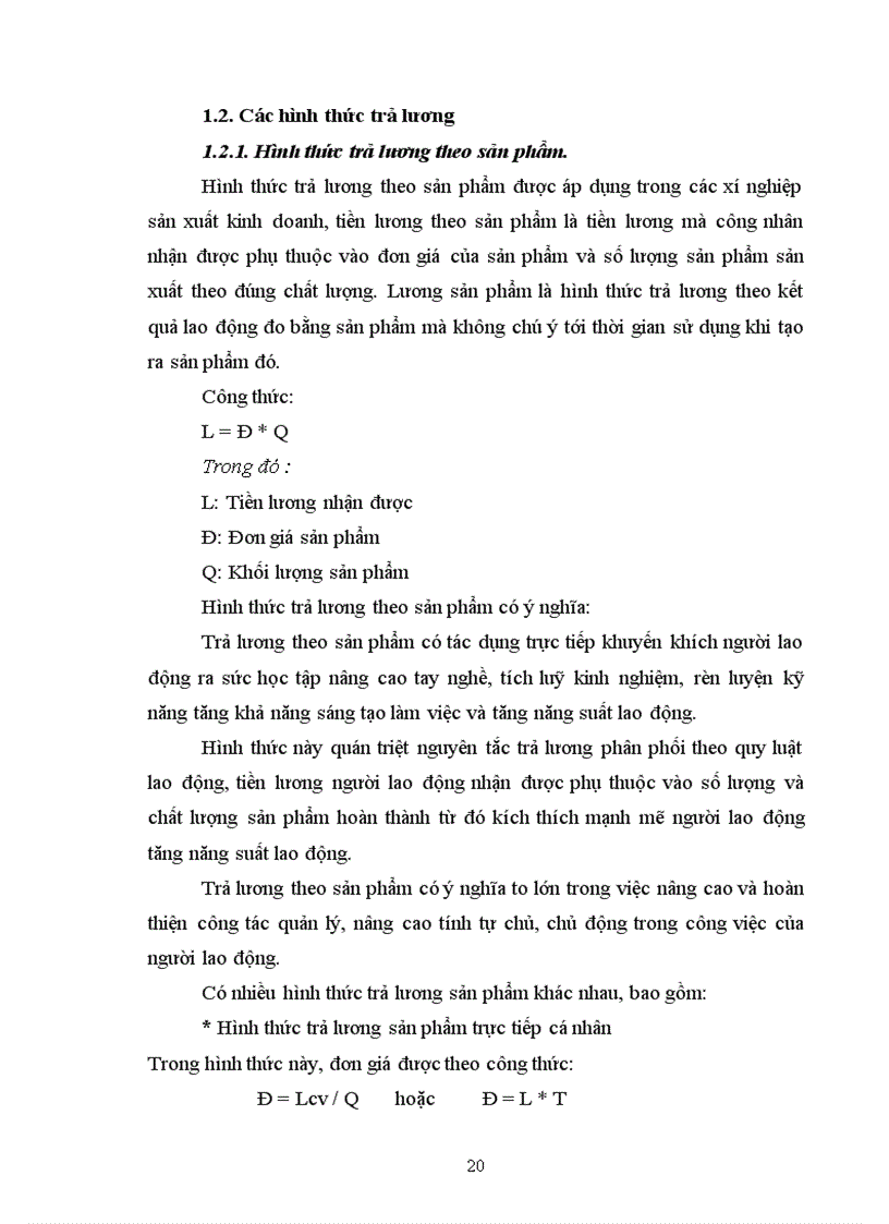 image for page Hoàn thiện các hình thức trả lương tại Công ty cầu I Thăng Long 1