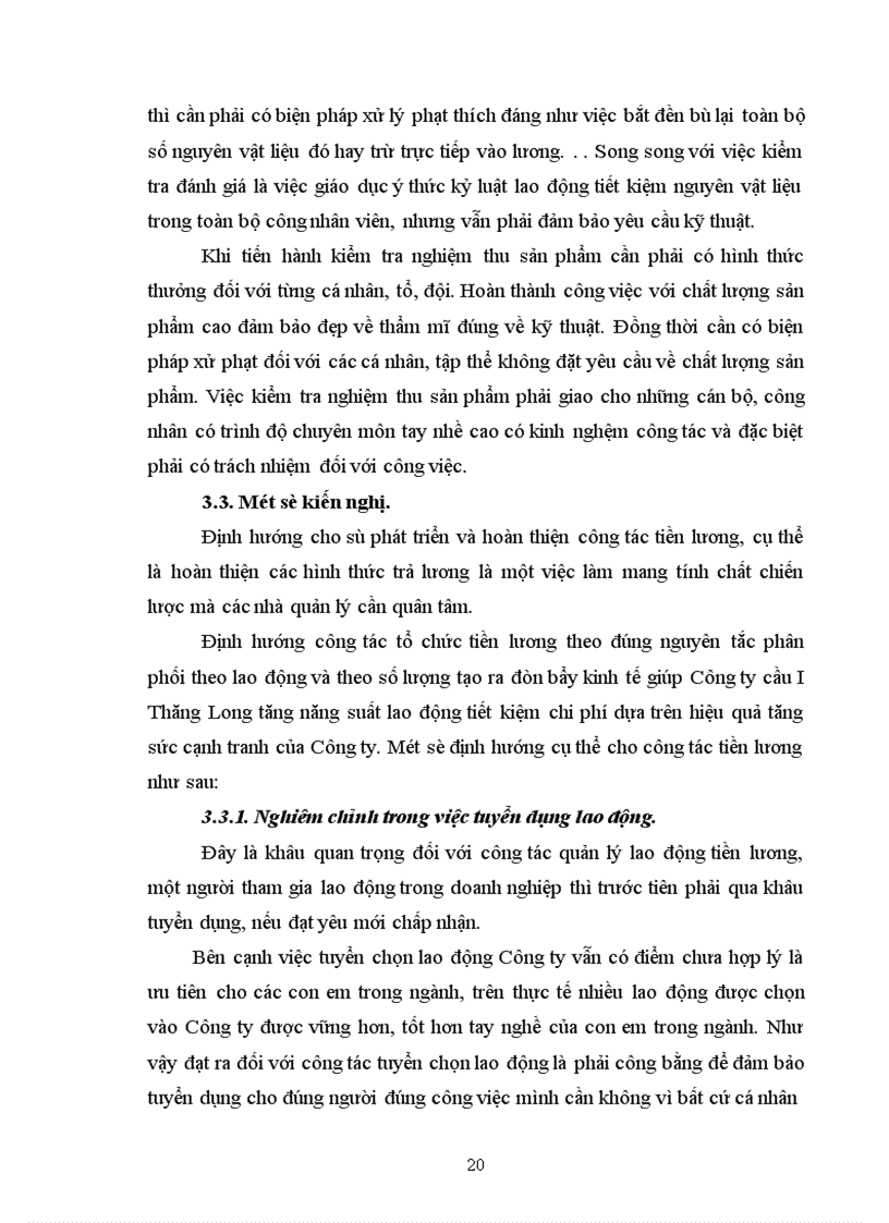 image for page Hoàn thiện các hình thức trả lương tại Công ty cầu I Thăng Long 1