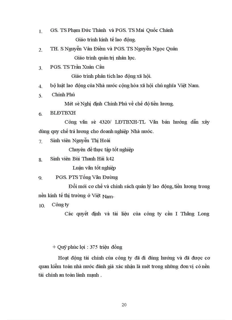 image for page Hoàn thiện các hình thức trả lương tại Công ty cầu I Thăng Long 1