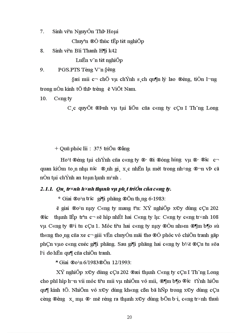 image for page Hoàn thiện các hình thức trả lương tại Công ty cầu I Thăng Long 1