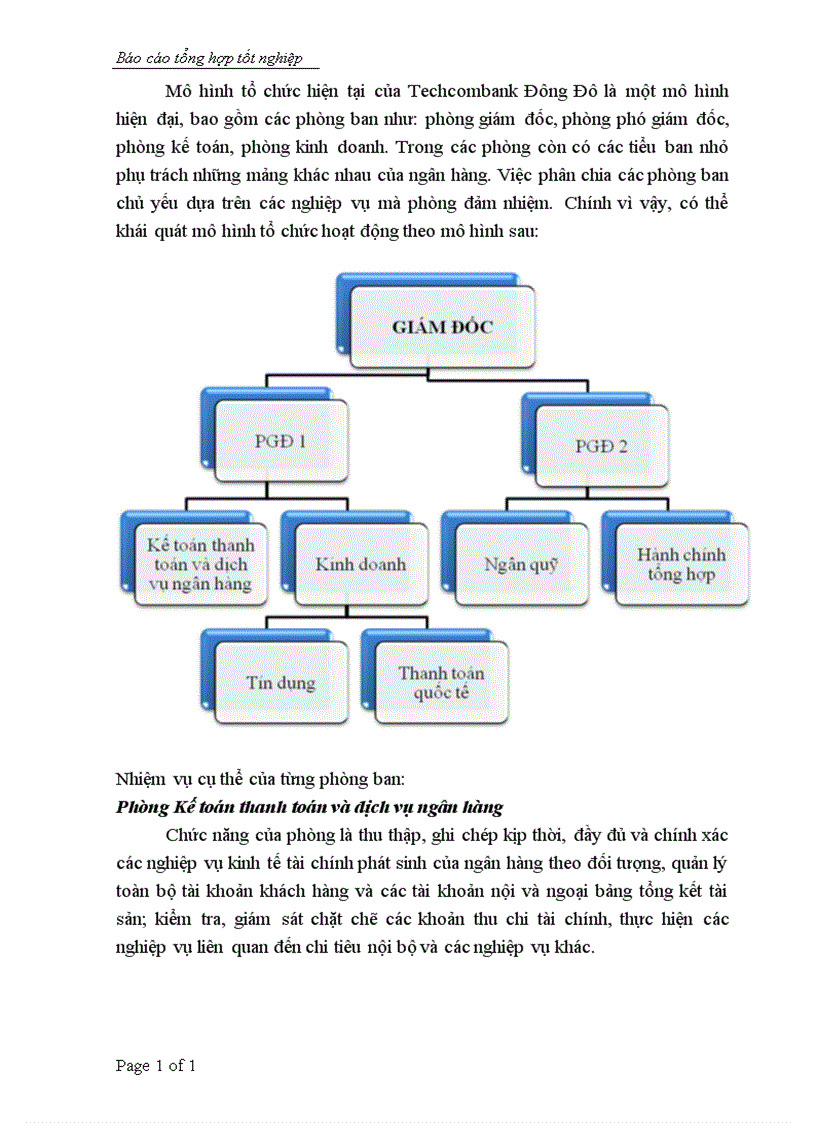 image for page Báo cáo tổng hợp Đánh giá chất lượng dịch vụ của các giao dịch viên và điểm giao dịch của Techcombank