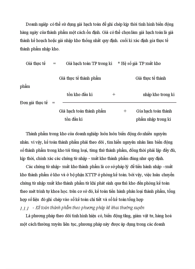 image for page Tổ chức hạch toán thành phẩm tiêu thụ thành phẩm ở công ty rau quả việt nam 1